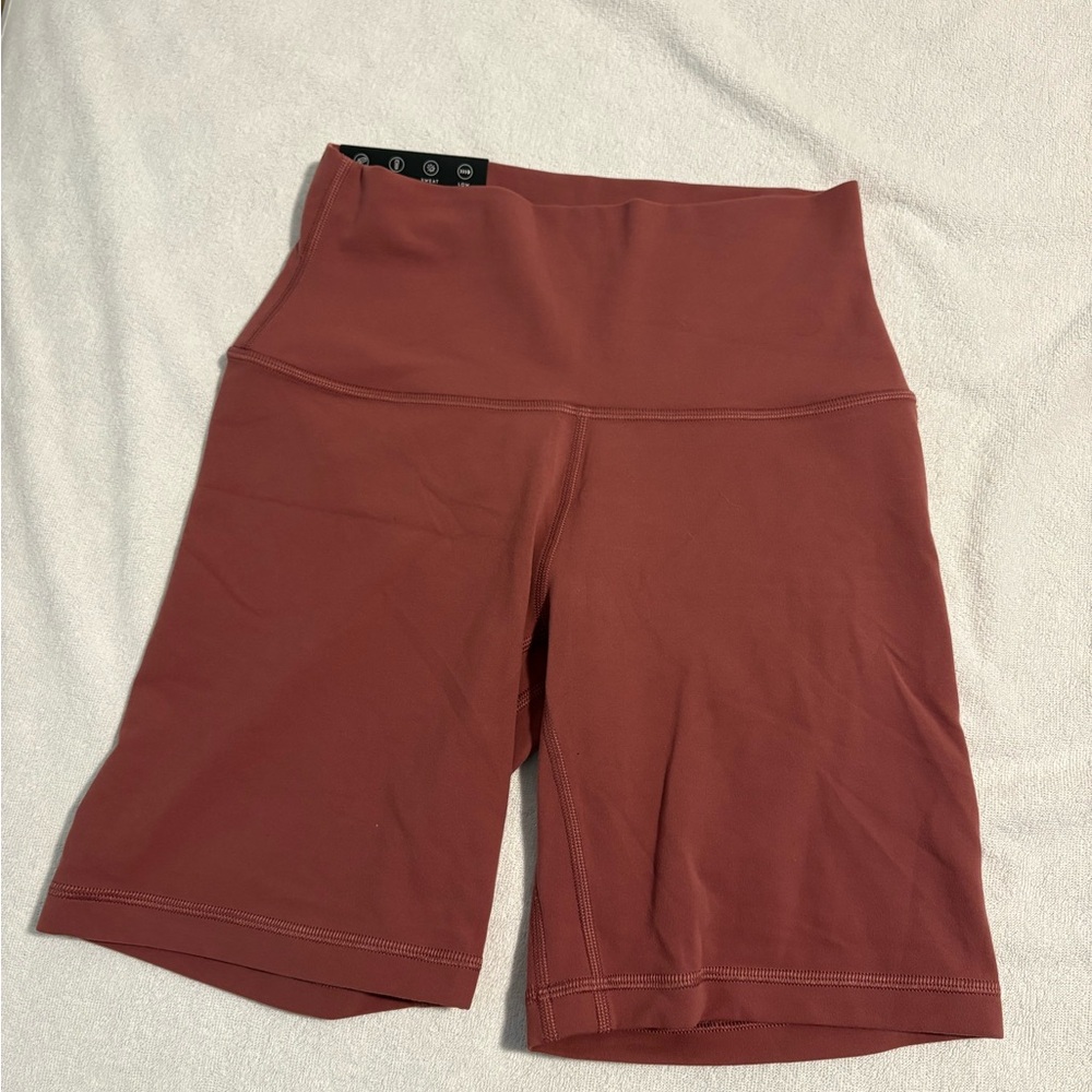 Aritzia maroon Bike Shorts for Versatile Comfort